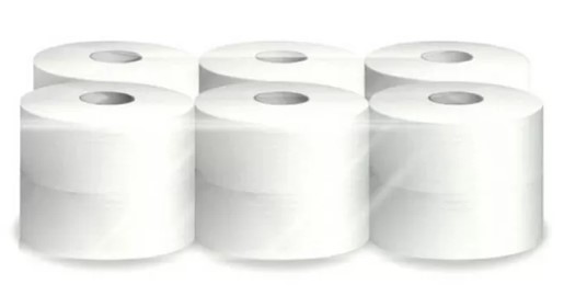 Hartie igienica 100 m in 2 straturi extra alba mini jumbo aqas
